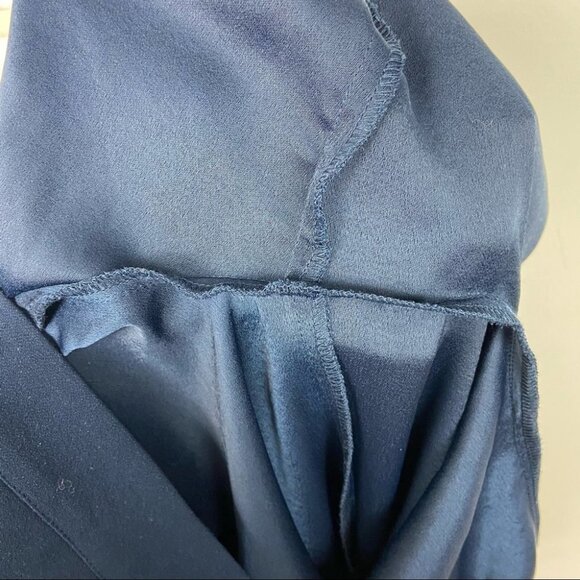 NWT‎ Retro Highline Side Stripe Track Pants Blue Size Medium New Tags Wide Leg M - Picture 12 of 13